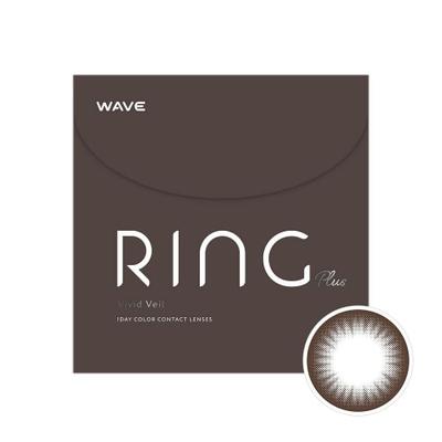 [Упаковка из 30 цветных контактных линз] WAVE 1-Day UV Ring Plus Vivid Veil [BC] 8.7 [PWR] -4.75