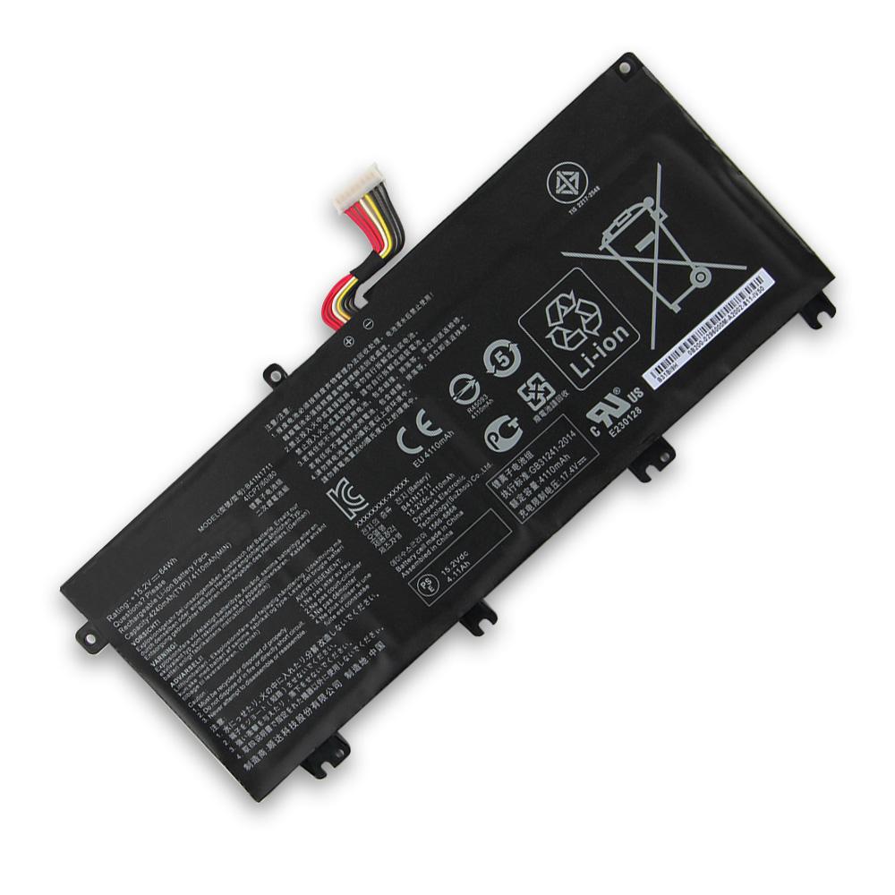 НОВАЯ сменная батарея B41N1711 для ASUS GL503GE GL703GE GL503 GL503VD GL703VM FX705DT FX705DU FX705GD FX705GE FX765GM