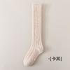 No hair loss solid color coral fleece calf socks women's stockings fleece thickened thermal women's socks autumn and winter socks sleep socks
