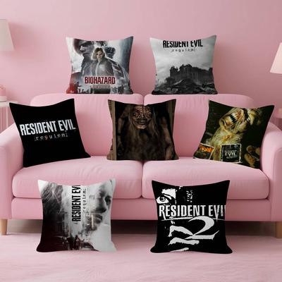 Cushion Cover Pillowcase Upholstery Sofa Throw Pillow Home Decor Pillowcas Game RResident Evil Requiem