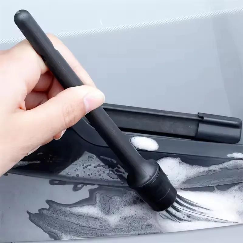 5pcs Motorcycle Cleaning Detailing Brush Set Car Cleaning Kit Chain Cleaner Multifunction Brushes Car Detailing Motorcycle Tools