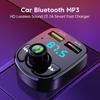 Светодиодный MP3 Автомобильный Bluetooth FM Аудио Приемник Громкая Связь Bluetooth 5.0 Передатчик 2.1A 3.1A QC3.0 PD Type-C Двойной USB Автомобильный Комплект Зарядное Устройство