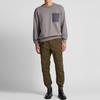 Uniqlo Свитшот спортивный с длинным рукавом, коллаборация X JW Anderson, мужской, серый 421640000-05