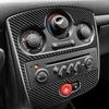 Углеродное волокно Для Renault Clio MK3 2006-2012 Накладка на центральную консоль и панель приборов Автомобильные аксессуары Наклейка на панель радио, кондиционера, CD-плеера