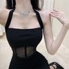 Модное черное платье с открытыми плечами, сексуальным вырезом, женское, летнее, в стиле Spice Girls, с открытой спиной, облегающее, на бедрах, с короткой юбкой