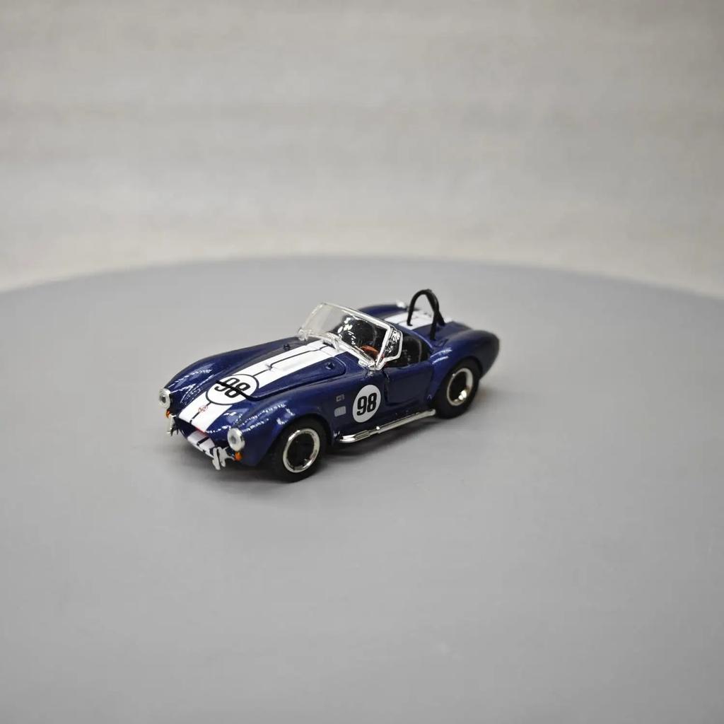 1:64 SHELBY COBRA 427 S/C Высокодетализированная Сплавная Модель Автомобиля Коллекционная Игрушка Подарок Продвинутая Модель Автомобиля Коллекционные
