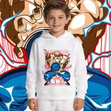 Dbz Maestro Roshi Anime Print Boys Girls Kids Fleece Hoodie Warm Autumn Winter Sweatshirt Casual Soft Children Clothes