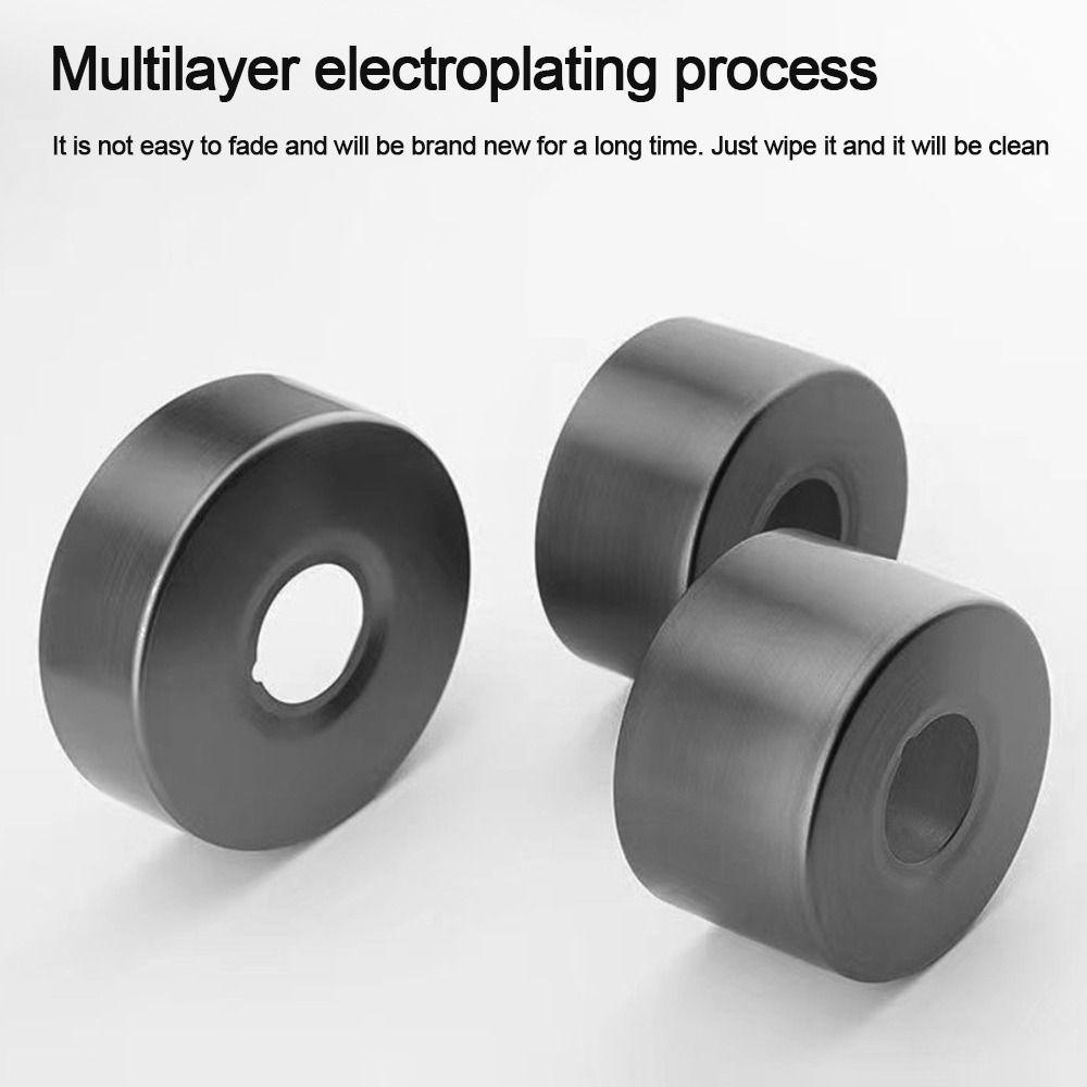 Grey Shower Faucet Cover Stainless Steel Pipe Wall Covers Useful Faucet Accessories  Kitchen