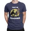 Novelty Trust Me Im An Engineer T-Shirts Men Crewneck Pure Cotton T Shirt Engineering Short Sleeve Tee Shirt Gift Idea Clothes