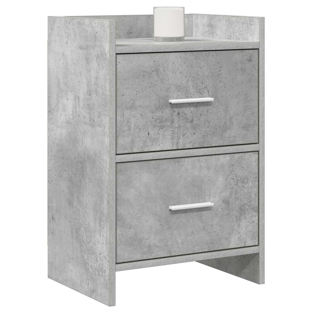 Nightstands Concrete Grey 40 x 30 x 60 cm Engineered Wood