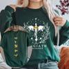 Fourth Wing Double-Sided Sweatshirt Basgiath War College Sweatshirt Women Hoodies Vintage Long Sleeve Pullover Bookish Gift Top