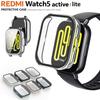 Закаленное стекло+чехол из ПК для Xiaomi Redmi Watch 5 Active/Lite, чехол, мягкая ТПУ защита экрана, чехлы для часов для Redmi Watch 5 Lite