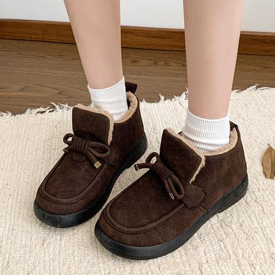 Модные черные кожаные мокасины женские ботинки зимние плоские модные теплые повседневные туфли One-step из искусственного меха женские прогулочные туфли на плоской подошве