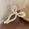 Конский хвост, бант, большой коготь, аксессуары для волос в виде краба для женщин, однотонные акриловые заколки с бантом, заколки для волос, заколки для девочек, повязки на голову
