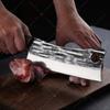 Knife Sharpener Stainless Steel Boning Knife Cleaver Knife Slicing Fish Meat Vegetable Kitchen Knives BBQ Chef Cooking Tools
