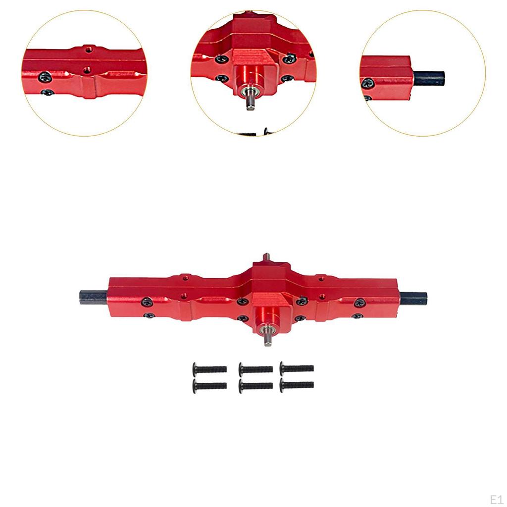 Middle Bridge Axle RC Metal DIY Parts Aluminum Alloy 1/16 Spare Set