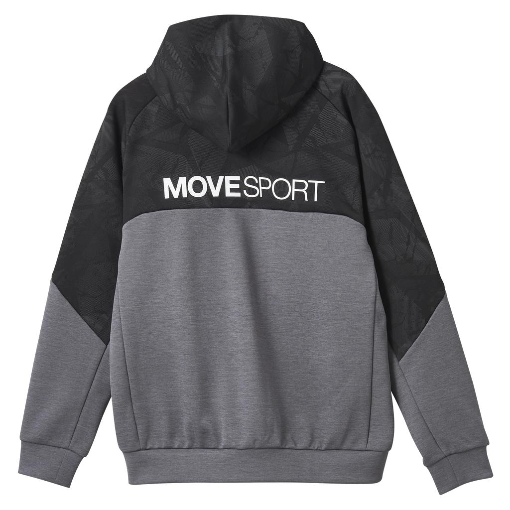 Sweatshirt Descente Full Zip Cover SHIELD Allover Pattern MVSP Windproof Heat Retention Stretch Sweat Absorbent Training M [Move Sports] (both