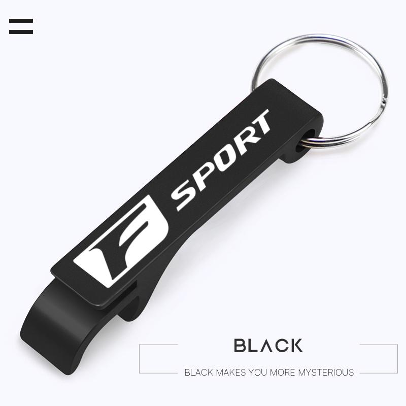 1Pcs Portable Beer Bottle Opener Car Logo Keychain Ring For Lexus FSPORT LBX NX RX 350h 450h ES UX 300e GS GX IS LS LX CT LC RC TR4