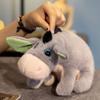 Игрушка ручной работы мультяшный плюшевый ослик реалистичная милая плюшевая кукла мул симуляция мягкое животное для девочек