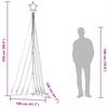 LED Christmas Tree 447 Warm White LEDs 250 cm
