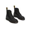 Доктор. Ботинки Dr. Martens 1460 на шнуровке, из панельной кожи, черные/желтые 26912001