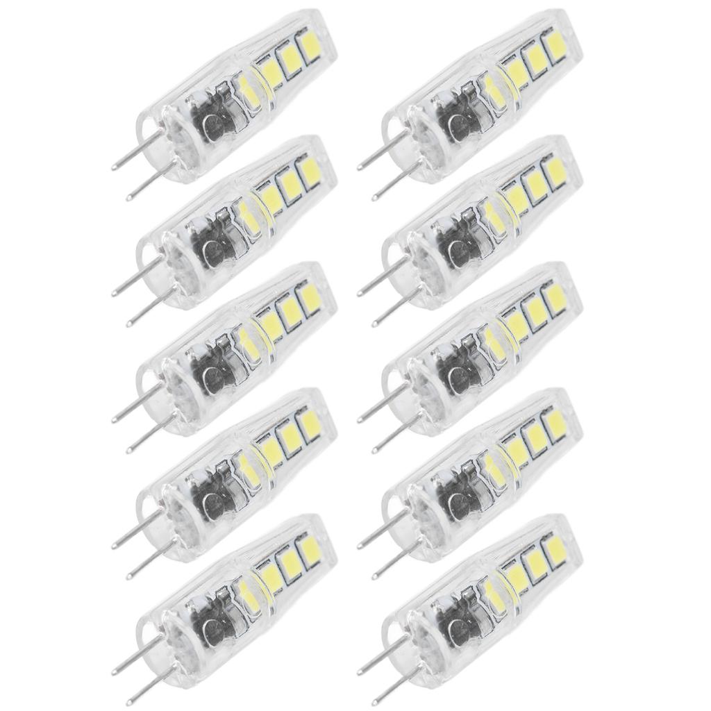 10 шт G4 8 светодиодов 2835 чипы лампы 2 Вт 360 угол ПК лампа для домашнего офиса 220 В