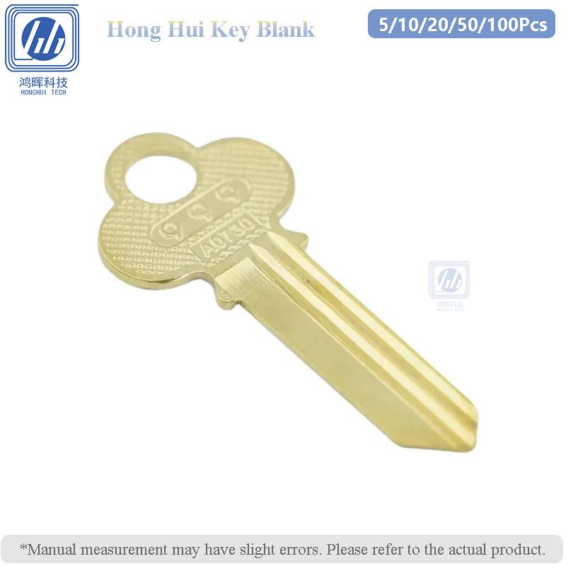 5-100Pcs/lot 999 Pit Brass Uncut Roller Shutter Door Key Blank 29.24mm for Security Gate Household Locksmith Tool Security