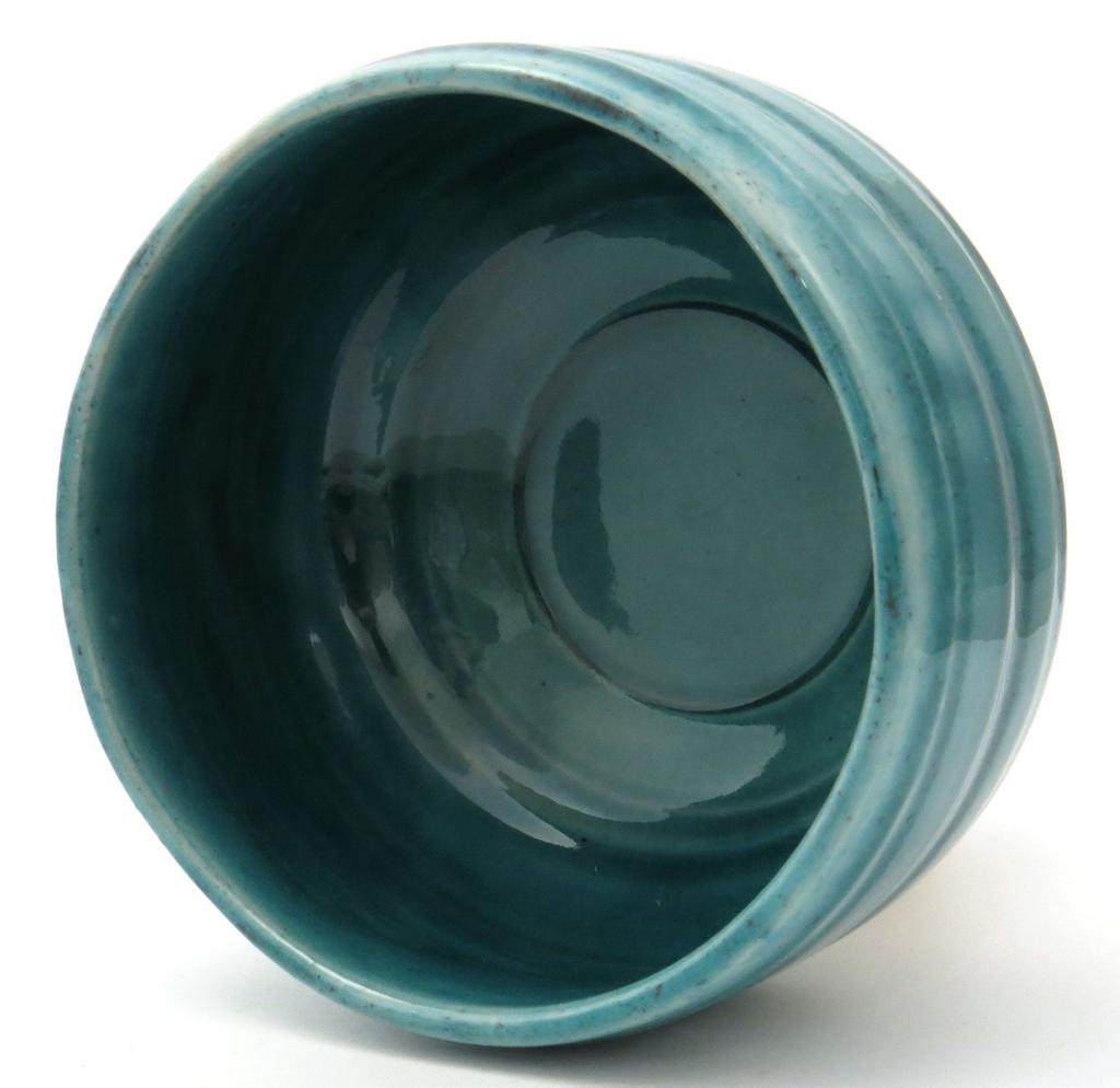 Чаша для маття из керамики Мино, свежий зеленый цвет, Сделано в Японии, 505-15