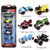 1/64 Alloy Beach Motorcycle Model 6-piece Set, Off-road Vehicle Sled
