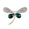 Lovely Women Dragonfly Crystal Stone Brooch Pin Breastpin Jewelry Scarf Accessory