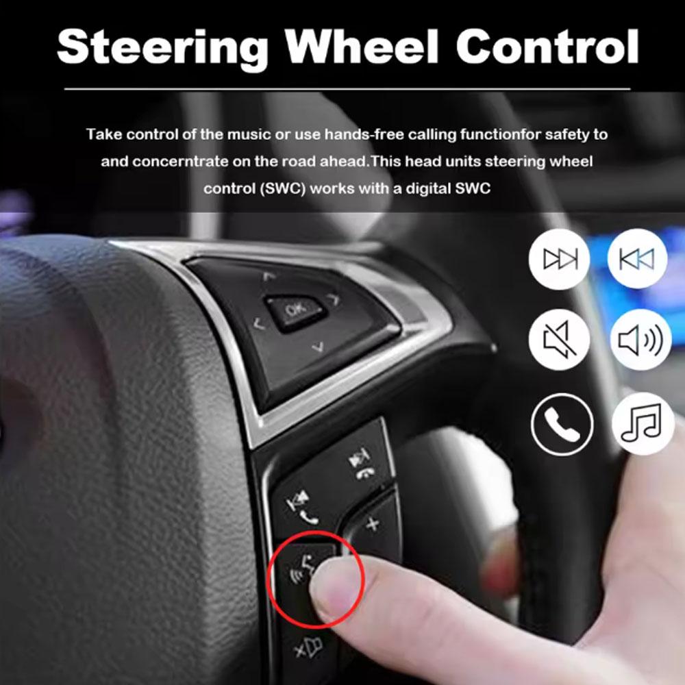 2+32G Android 14 Car Stereo for Mazda 5 2005-2010 fit for CarPlay Android Auto 9in Car Radio GPS Navi Wifi FM/RDS SWC 2+32G+AHD
