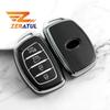 Для Hyundai Tucson Santa Fe Rena Sonata Elantra Creta Ix35 Ix45 I10 I30 I40 3/4 Кнопки ТПУ Чехол-Крышка для Умного Ключа Автомобиля Аксессуары