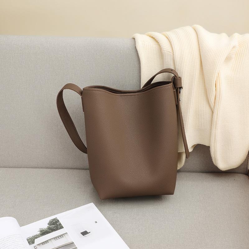 Сумка женская сумка сумка-ведро весна лето высококачественная кожа большая вместимость большая сумка