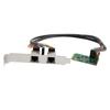 Мини PCIE Gigabit Ethernet Карта 10 100 1000 Мбит/с Без драйверов Интерфейс RJ45 2 порта Чип RTL8111H Гигабитная Интернет-карта