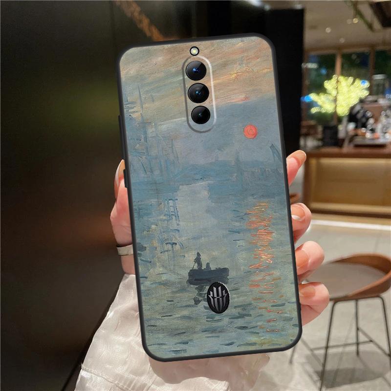 Чехол с картиной Клода Моне для ZTE Nubia Red Magic 8S 8 9 Pro Plus Red Magic 6 7 Pro 6S 7S Pro 5G 5S 6R Funda