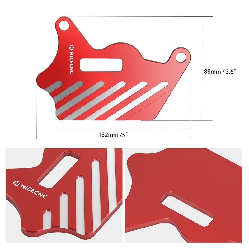 NICECNC For Honda XR650L XR 650 L 1993-2025 Motorcycle Front Brake Caliper Guard Protector Billet Aluminum XR 650L Accessories