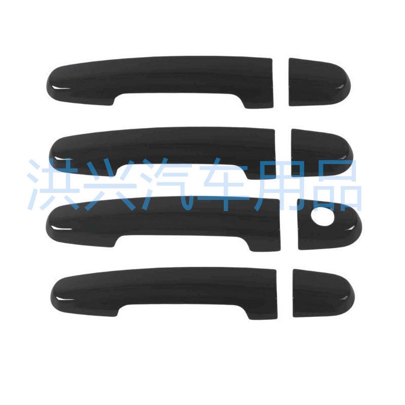 Прочные гальванизированные глянцевые черные ручки дверей автомобиля из углеродного волокна