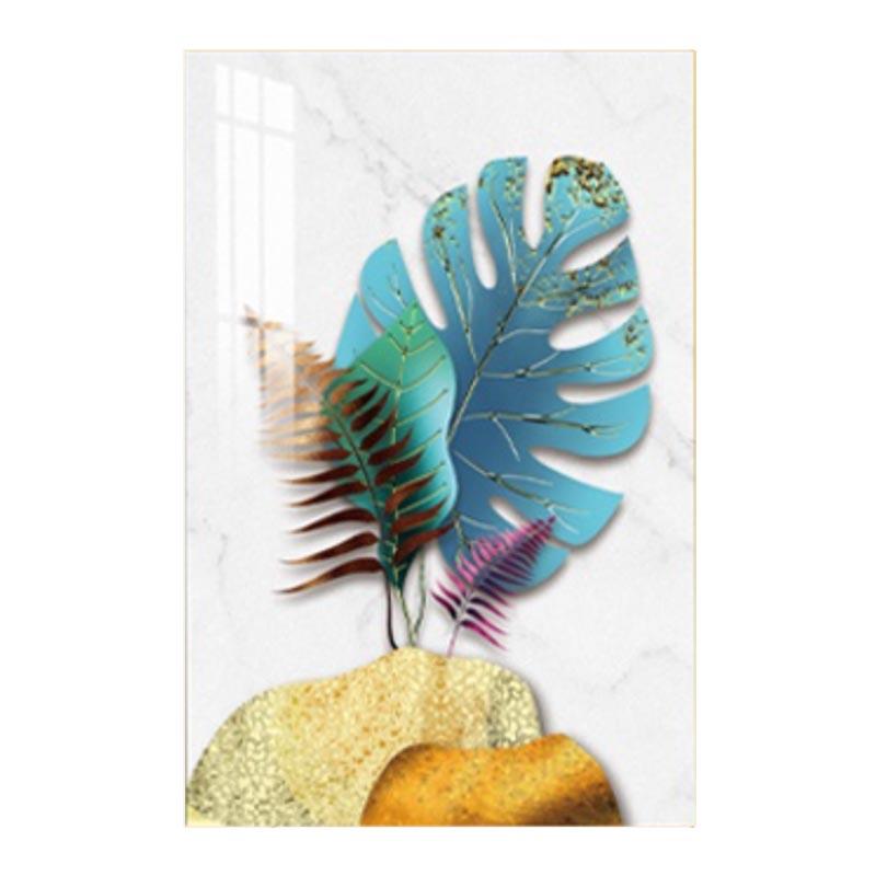 Абстрактное растение, цвет листьев, настенная живопись на холсте, плакаты с куадросом, плакат на скандинавскую тему, настенные панно для гостиной без рамы