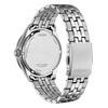 CITIZEN Light Powered Quartz Movement Stainless Steel Strap Watch Men's Watches Black Dial BM7560-59E