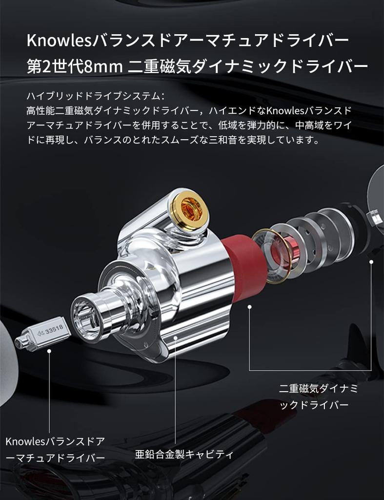 Наушники TRN TA1 Knowles Hybrid Monitor с металлическим корпусом и съемным штекером MMCX. Высокая звукоизоляция. Наушники-мониторы IEM. Проводные наушники с высоким разрешением.