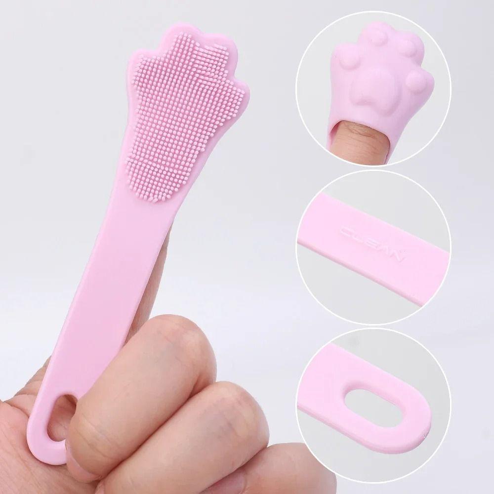 Blackhead Nose Brush Silicone Face Washing Brush Soft Facial Nasal Scrub