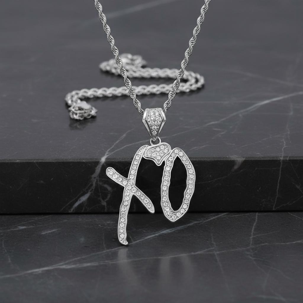 Pendant Necklace Unisex Hip-Hop Jewelry Alloy Chain for Daily Wear
