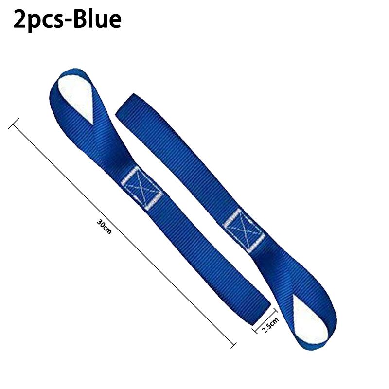 2/4pcs Motorcycle Tie Down Luggage Bandage Soft Straps Towing Ropes For Car Motorbike Hauling Belt Loops Band Tensioning Belts