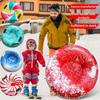 With Handle Snow Sledge Thicken Winter Snow Tube Practical Sledding Tube  Ski Mat Toy