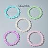 Cross Border Fashion Versatile Color Blended Glass Bead Bracelet for Women's Summer Coolness Jewelry Bead Bracelet Set