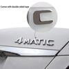 4MATIC Auto Trunk Door Fender Bumper Badge Decal Emblem Adhesive Tape Sticker Replacement for B/enz