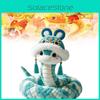 The Year Of Snake Mascot Blue Plush Toy Cartoon Stuffed Doll Decoration Gift