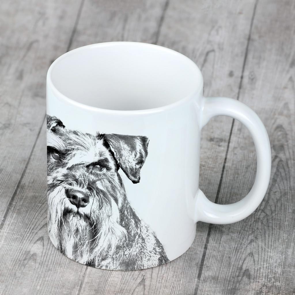Schnauzer - cup with a dog, cup with a photo, personalized gift from the Art-Dog brand