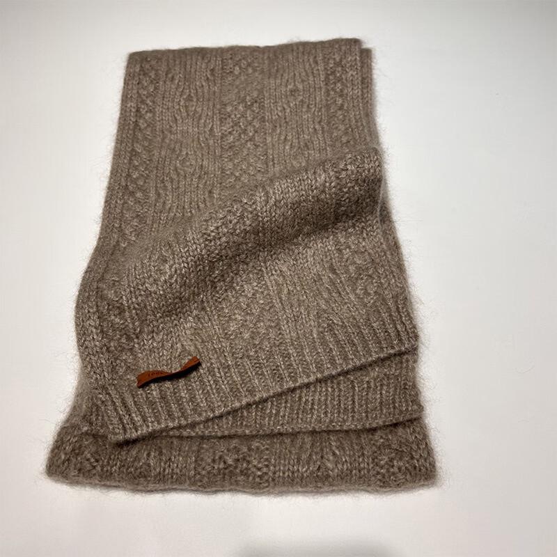 Женский кашемировый шарф двойного плетения G·TENNA