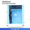 ZONESUN ZS-J0A01 Semi automatic Double head O-ring Assembly Machine Rubber Seal Ring Mounting Equipment